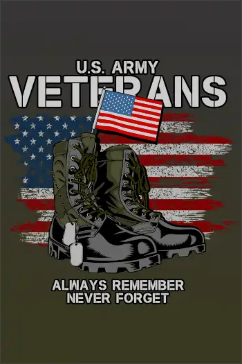 botas de soldado memorial
