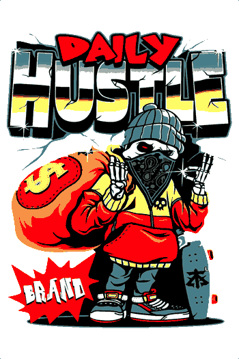 STREETWEAR BUNDLE comic-personaje-con-bolsa-de-dinero