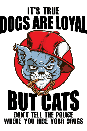 Vector de gato con gorra roja, cadena dorada y cigarro