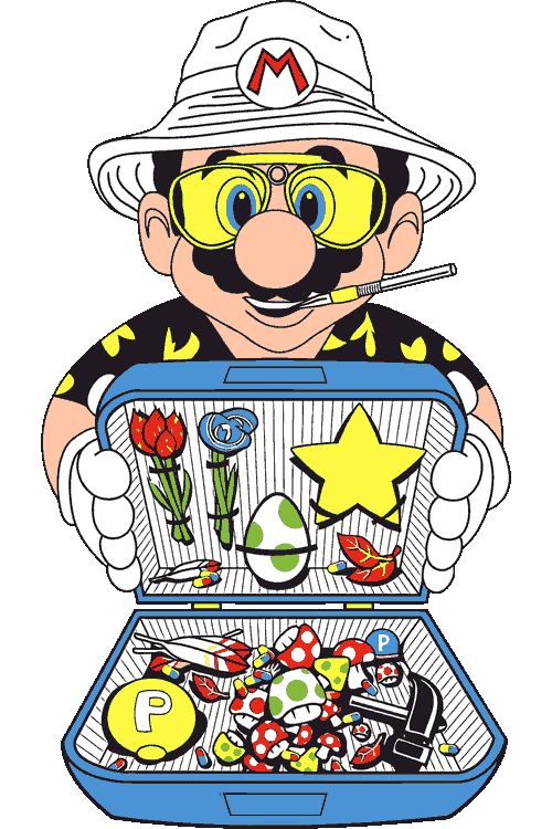 Parodias Pop Pato Lucas Guitarrista Loco, Mario mario-parodia-fear-and-loathing-maletin