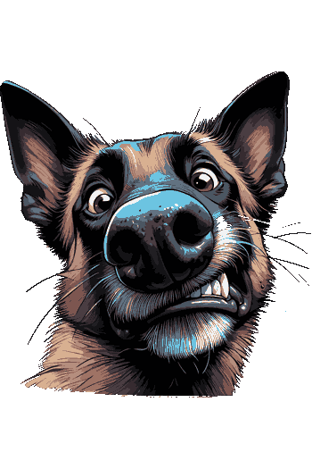 Perro con sus orejas alerta y esa mirada de "no entiendo qué pasa"