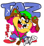Taz Brooklyn Mania Vector