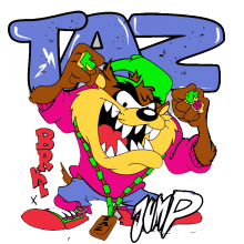 Taz Brooklyn Mania Vector