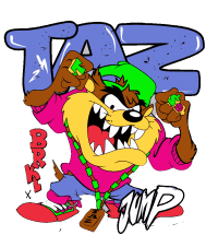 Taz Brooklyn Mania Vector