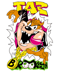 Taz Brooklyn Mania Vector