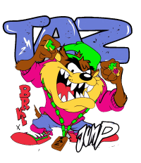 Taz Brooklyn Mania Vector