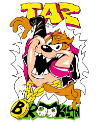 Taz Brooklyn Mania Vector