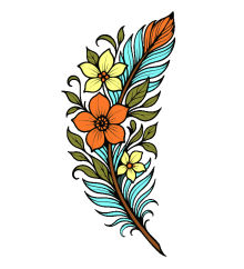 pluma-flores-etnicas