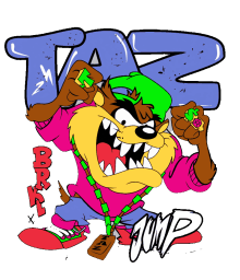 Taz Brooklyn Mania Vector