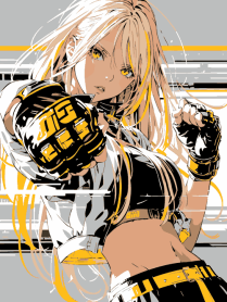 blonde-fighter