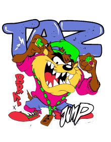 Taz Brooklyn Mania Vector