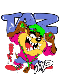 Taz Brooklyn Mania Vector