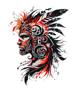 Guerrero Azteca en Llamas