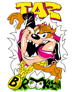 Taz Brooklyn Mania Vector