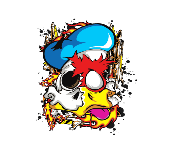 Zombie Cartoon Mashup