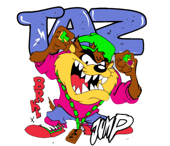 Taz Brooklyn Mania Vector