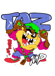 Taz Brooklyn Mania Vector