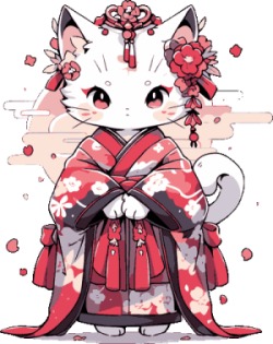 kimono Gatitos Tiernos para sublimar