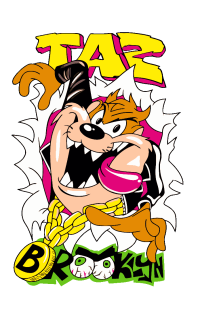 Taz Brooklyn Mania Vector