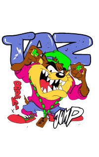 Taz Brooklyn Mania Vector