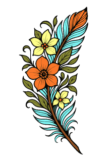 pluma-flores-etnicas