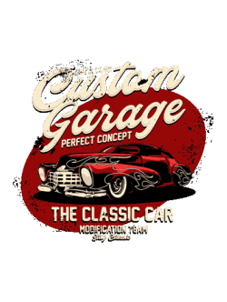 Estilo retro auto clasico antiguo