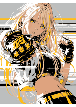 blonde-fighter