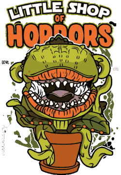 audrey ii, planta carnívora famosa de terror musical
