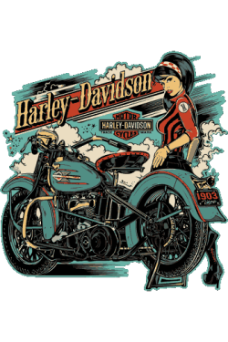 vintage moto anticua clasica harley davison