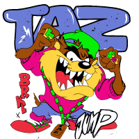 Taz Brooklyn Mania Vector